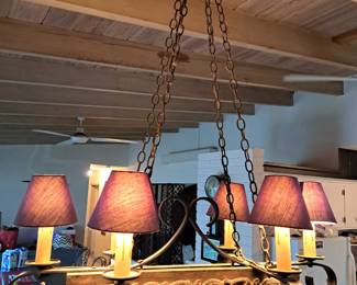 This original swag dining light ( looks  like belongs in a castle or pirate ship)
$300