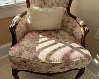 Antique wingback