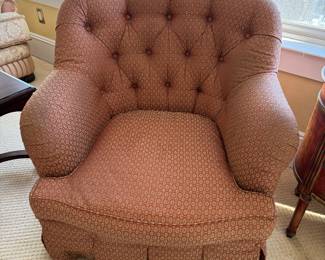 Lillian August tufted chair