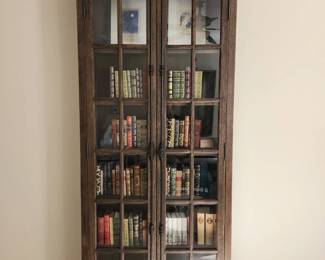 beautiful locking Grand book case!