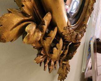 Giltwood Convex Mirror (Incredible)