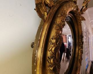Giltwood Convex Mirror (Incredible)