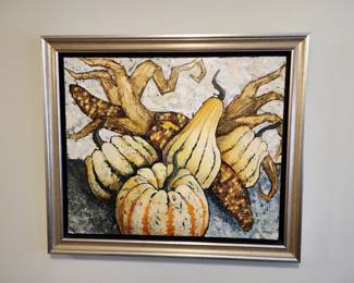 Large McBride signed Fall art. 