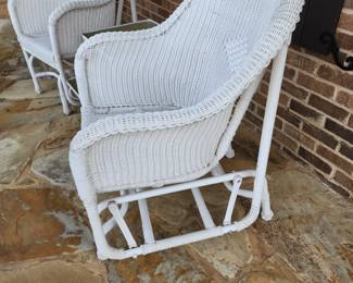 Chairs are gliders.  Both rock back and forth.