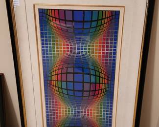 Victor Vasarely "Senza Titolo" Artwork