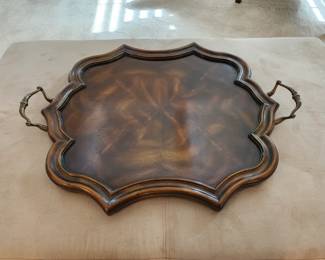 Heavy Wood Serving Tray