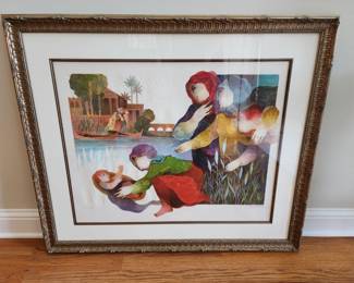 Alvar Sunol signed fine art. 