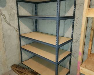 Storage Shelving with Particleboard Decking