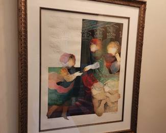 Alvar Sunol signed fine art. 