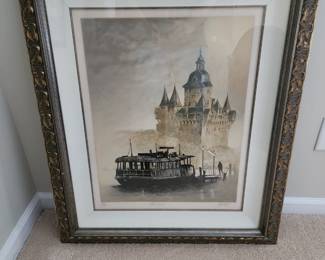 John Kelly "Rhine River" signed piece, 249/300