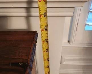 Beautiful antique mini secretary Height is 30" tall.