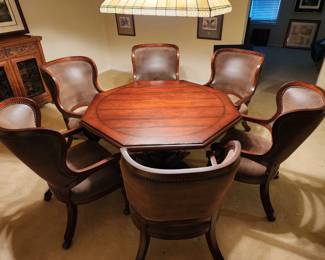 HOOKER Reversible Top Poker Table (Never Used)