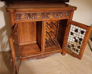 Beautiful solid wine cabinet
