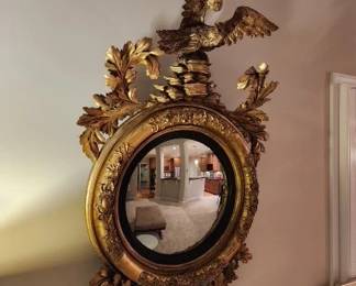 Giltwood Convex Mirror (Incredible)