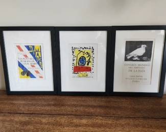 Henri Mattisse, Joan Miro', Picasso