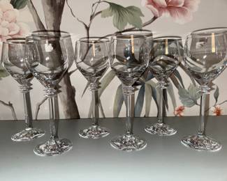Richard Ginori fine crystal wine glasses