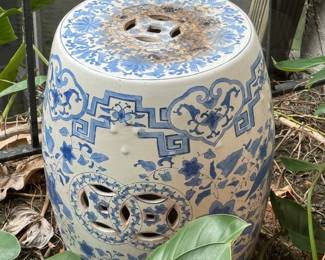 Vintage Chinese garden stool - now cleaned up and ready to go