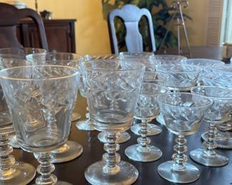 Vintage stemware