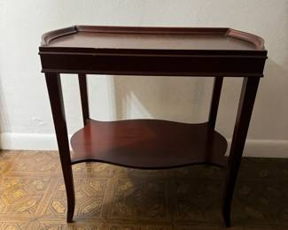 Two tier side table