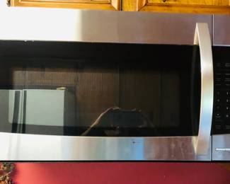 Kenmore stainless microwave 