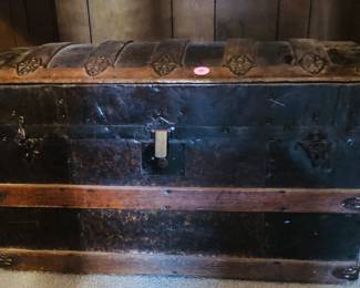 Barrel Stave Antique Trunk from circa 1870