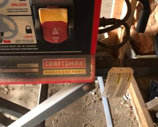 Craftsman professional 10” table saw
