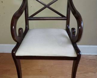 Vintage Bombay Mahogany Chair