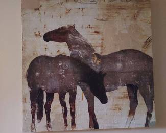 Beautiful Textured Horse Wall Art