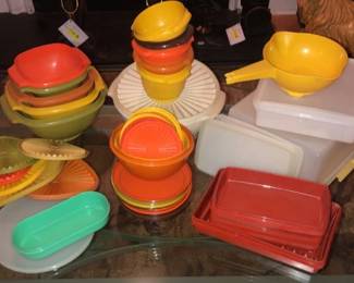 Large Group of Vintage Tupperware