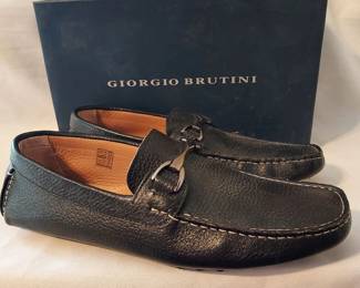 Giorgio Brutini Tonik Black Loafers 11pt5 M
