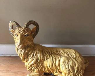 Large Majestic Ceramic Ram