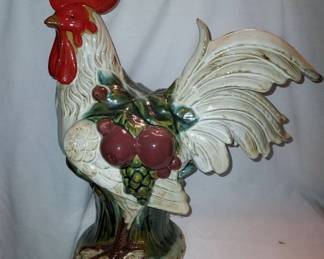Large Ceramic Rooster