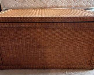 Very Nice Wicker Storage Chest