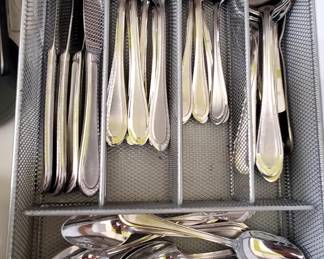 stainless flatware  $37