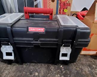 Craftsman toolbox with tools