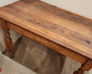 Antique Farm Table 