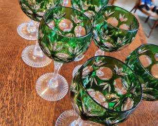 Collectible Lead Crystal Wine Glasses