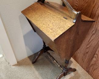 Sewing 'Basket' and Sewing Supplies. Lots of Buttons. 