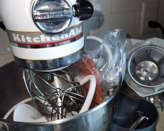 Everybody's favorite the KitchenAid Mixer with attachments 