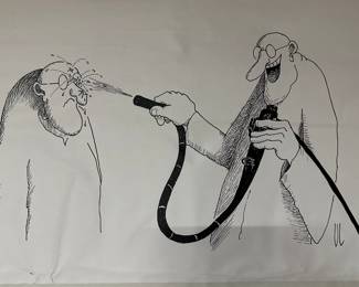Humorous Paper Graphics , Reference to Doctors ( several pieces) 