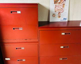 Vintage File Cabinets 