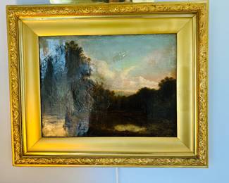 Lake in the Forest , Oil 