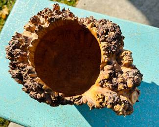 Maple Burl Live Edge  Bowl 