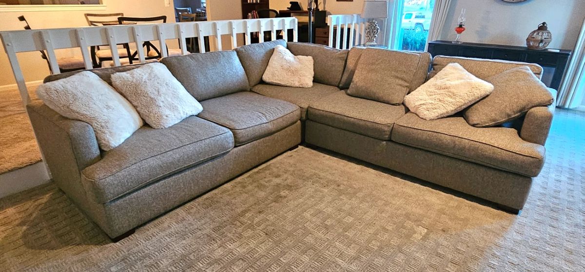 1 of 5 pictures - Sectional by Max Home Furniture Company. Great condition!