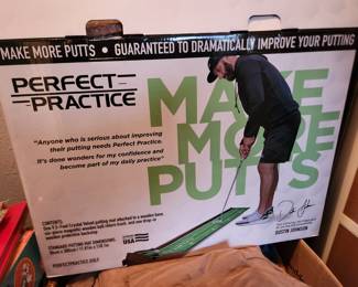 Practice putting green