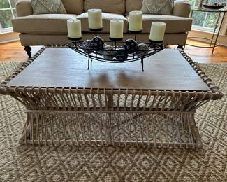 Great rattan coffee table
