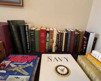 BOOKS: US Military aircraft, NAVY, Bibles, etc