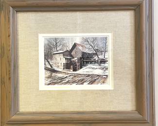 landscape art Waterwheel