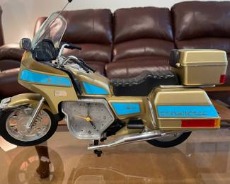 Transworld motorcycle clock