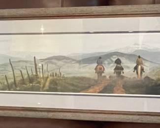 Limited edition, framed artwork
